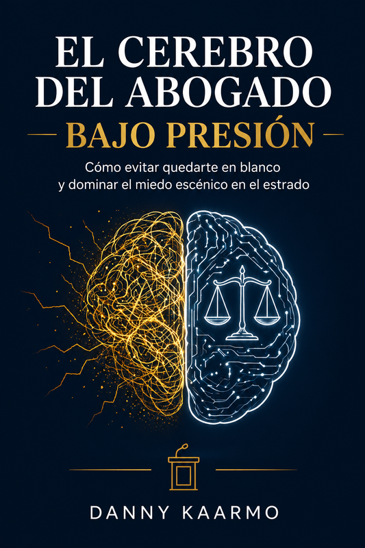 El Cerebro del Abogado Bajo Presión - Cómo evitar quedarte en blanco y dominar el miedo escénico en el estrado